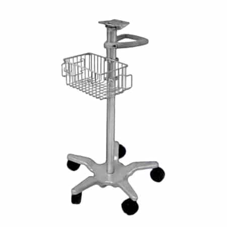 GE 5-Wheel Patient Monitor Cart