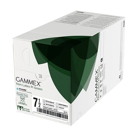 Ansell Gammex Non-Latex PI Green Surgical Gloves