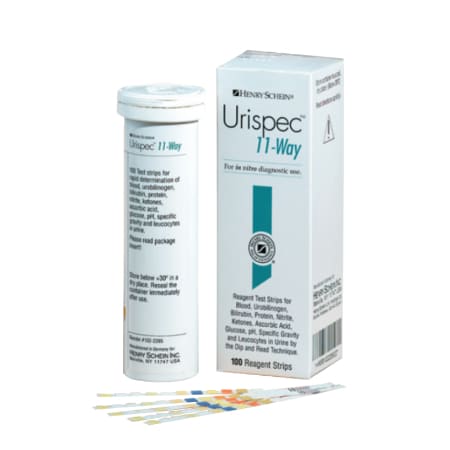 Henry Schein Urispec 11 Way Urine Reagent Strips