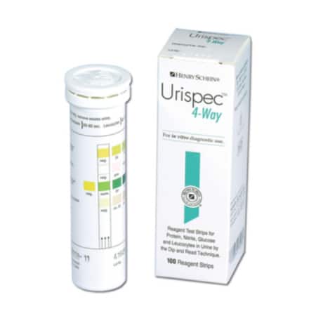 Henry Schein Urispec 4 Way Urine Reagent Strips