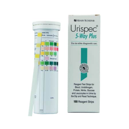 Henry Schein Urispec 5-Way Plus Urine Reagent Strips