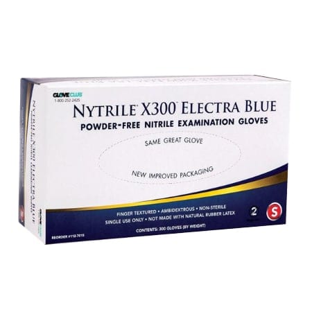 Nytrile X300 Electra Blue Nitrile Exam Gloves