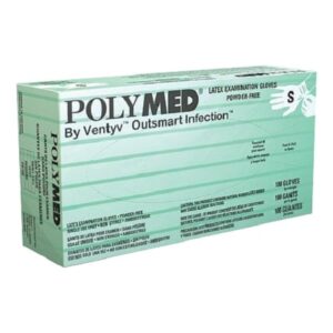 PolyMed Powder-Free Latex Exam Gloves