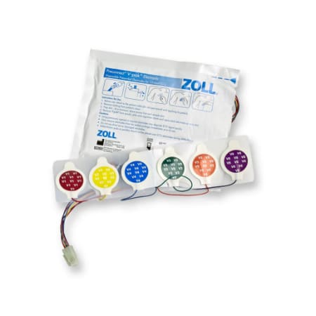 ZOLL V-Pak Preconnected V Lead Electrodes for 12 Lead