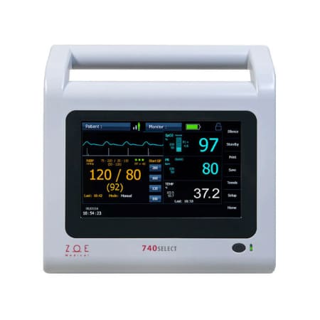 Zoe Medical 740Select Patient Monitor with Masimo SpO2